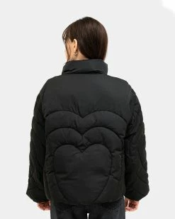 Atmos Pink 2-Way Heart Down Jacket (Black) -Venum store SS 00693