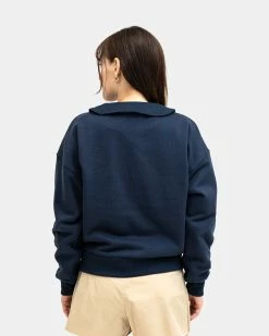 Atmos Pink Collared Sweat Top (Navy) 5 Atmos Pink Collared Sweat Top (Navy) -Venum store SS 00840 1