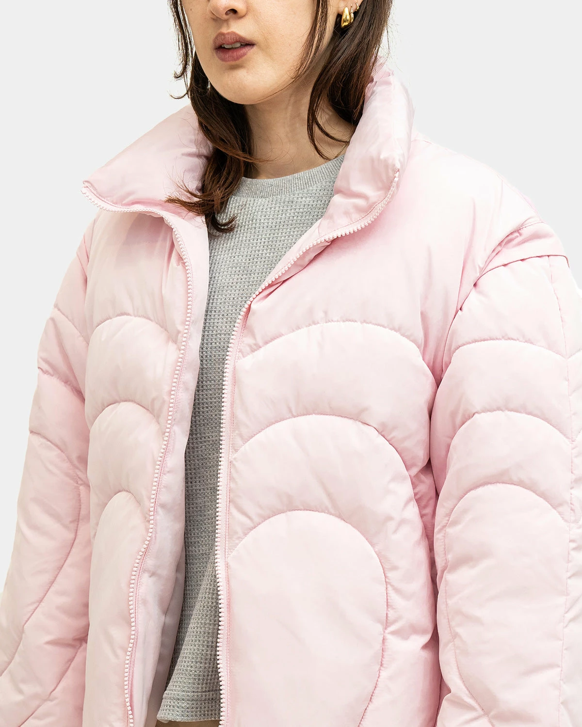 Atmos Pink 2-Way Heart Down Jacket (Pink) 6 Atmos Pink 2-Way Heart Down Jacket (Pink) - Image 6