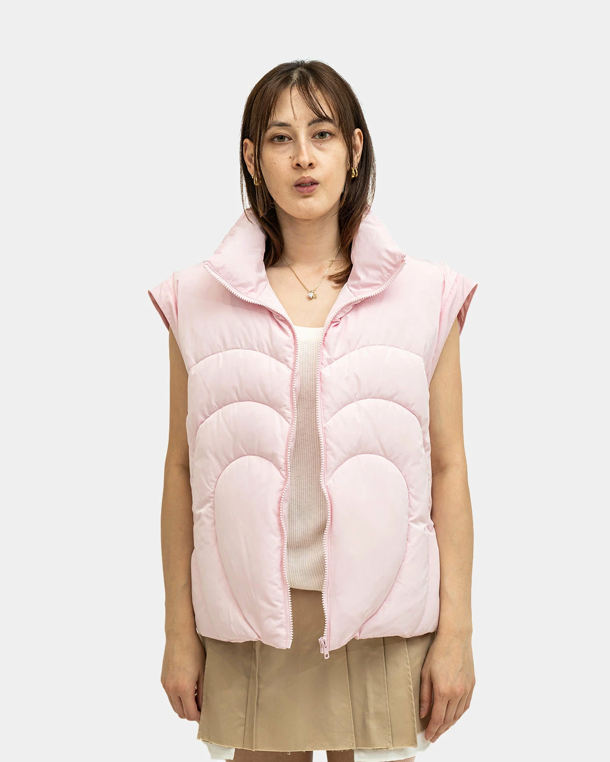 Atmos Pink 2-Way Heart Down Jacket (Pink) 5 Atmos Pink 2-Way Heart Down Jacket (Pink) - Image 5