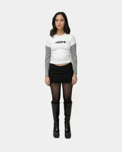 Omighty SK8R Girls Long Sleeve Tee (White | Black) -Venum store SS 08207