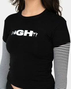 Omighty SK8R Girls Long Sleeve (Black | White) -Venum store SS 08242