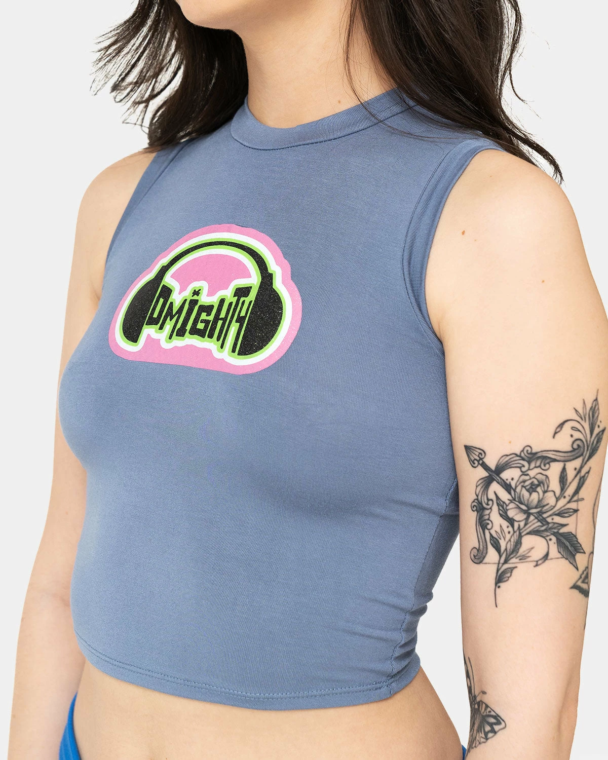 OMIGHTY Headphone Baby Tank (Slate) 2 OMIGHTY Headphone Baby Tank (Slate) - Image 2