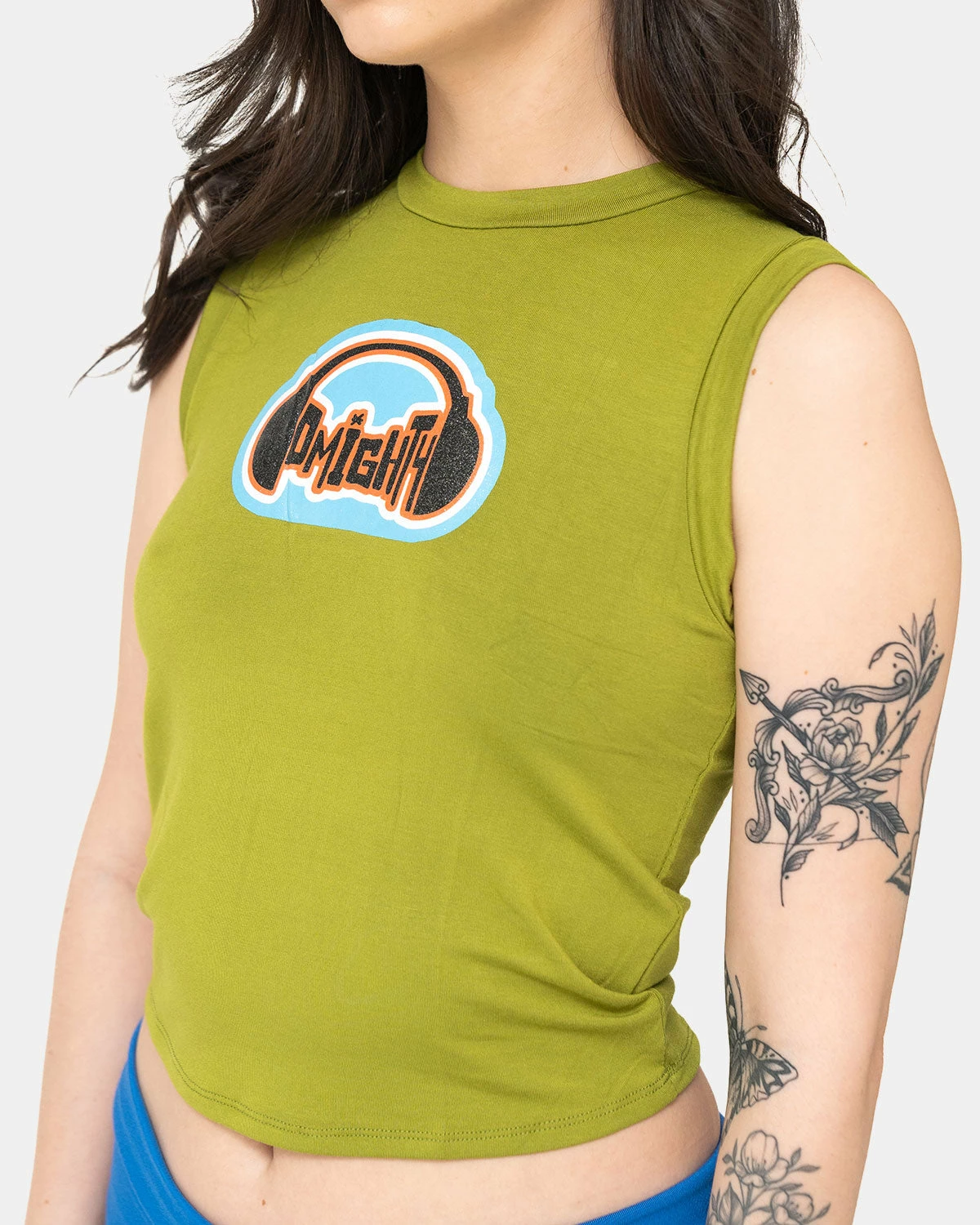 OMIGHTY Headphone Baby Tank (Green) 2 OMIGHTY Headphone Baby Tank (Green) - Image 2