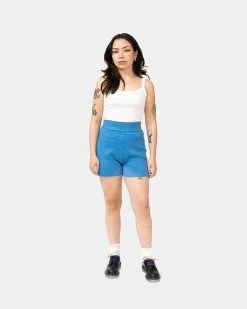 Atmos Pink Set-Up Knit Shorts (Blue)