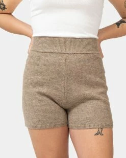 Atmos Pink Set-Up Knit Shorts (Brown)