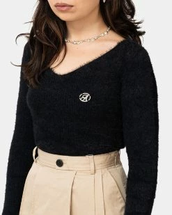 Atmos Pink Design Feathered Sweater Bodysuit (Black) 6 Atmos Pink Design Feathered Sweater Bodysuit (Black) -Venum store SS 08577