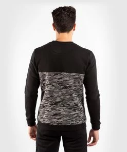 Venum Connect Crewneck Sweatshirt - Black/Dark Camo -Venum store SWEATCAMO