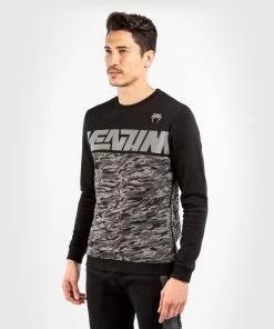 Venum Connect Crewneck Sweatshirt - Black/Dark Camo -Venum store SWEATCAMO4