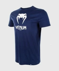 Venum Classic T-shirt - Navy Blue -Venum store TS CLASSIC NAVYBLUE HD 02