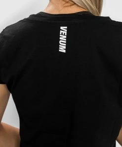 Venum Essential Women's T-Shirt - Black -Venum store TS ESSENTIAL BLACK 11