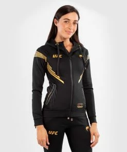 UFC Venum Personalized Authentic Fight Night Women's Walkout Hoodie - Champion -Venum store VNMUFC 00013 126 05 1