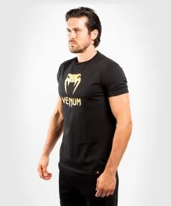 Venum Classic T-shirt - Black/Gold -Venum store a 252F6 252Fa 252F6 252Fa6a601720e05390ca4d849bcfe57a1b4287f0b59 TS CLASSICS BLACK GOLD 03