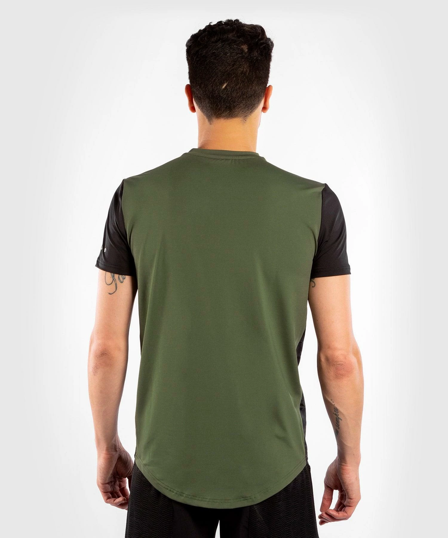 Venum Classic Evo Dry Tech T-shirt - Khaki/Silver 3 Venum Classic Evo Dry Tech T-shirt - Khaki/Silver - Image 3