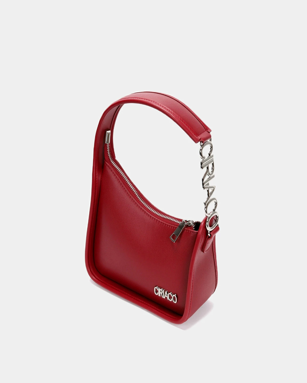 Ciriaco Ashley Minimalist Baguette 2.0 Handbag (Maroon) 2 Ciriaco Ashley Minimalist Baguette 2.0 Handbag (Maroon) - Image 2