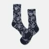 Atmos USA Atmos Paisley Socks (Navy | White)