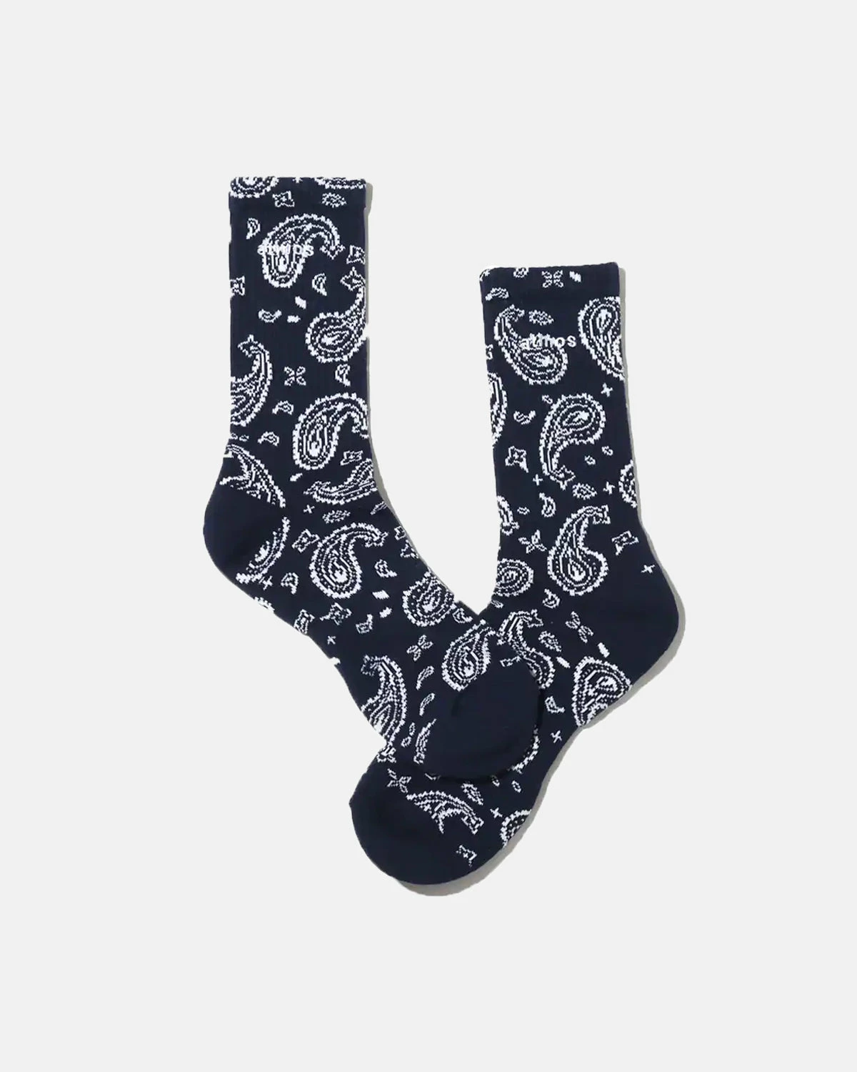 Atmos USA Atmos Paisley Socks (Navy | White) 1 Atmos USA Atmos Paisley Socks (Navy | White)