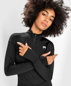Venum Essential Women's Base Layer Top - Black -Venum store b3591ed12cc2a7211fdb5a3241e53b9ed119e550 BASE LOYERTOP ESSENTIAL BLACK 07