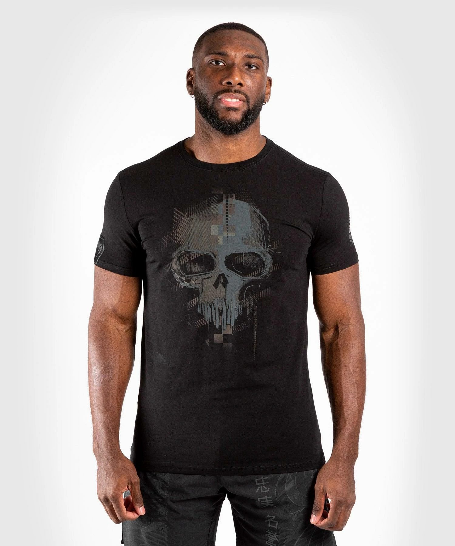 Venum Skull T-shirt - Black/Black 5 Venum Skull T-shirt - Black/Black - Image 5