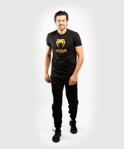 Venum Classic T-shirt - Black/Gold -Venum store b 252F6 252F7 252Fd 252Fb67d3e873404886714a09e2feb803726275b626a TS CLASSICS BLACK GOLD 08