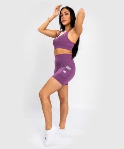 Venum Essential Women's Bike Shorts - Dusky Orchid/Brushed Silver -Venum store b 252F8 252F5 252Fe 252Fb85e4f9473b80b25c03050bcad37806a2b960ba1 SHORT ESSENTIAL DURSKY ORCHID 07