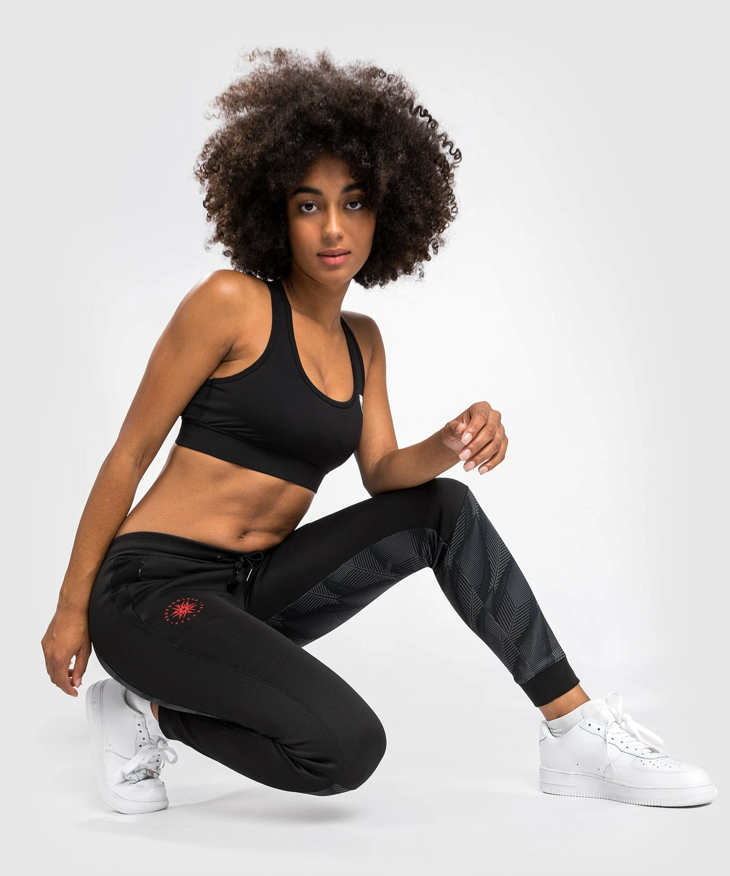 Venum Phantom Joggers - For Women - Black/Red - Image 4