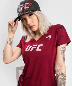 UFC Venum Authentic Fight Week Women's 2.0 Short Sleeve T-Shirt - Red -Venum store b 252Fa 252F4 252Fd 252Fba4d671ffb47e3039e00fed68a156c4f501e72c1 VNMUFC 00126 003 01 87c3b43f ef3b 49aa 8865 75feaf544d32