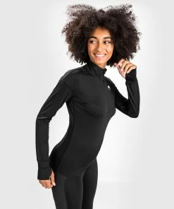 Venum Essential Women's Base Layer Top - Black -Venum store c3d7aa7c37eeca6aa503cf3df7d5869c9dbe07c2 BASE LOYERTOP ESSENTIAL BLACK 06
