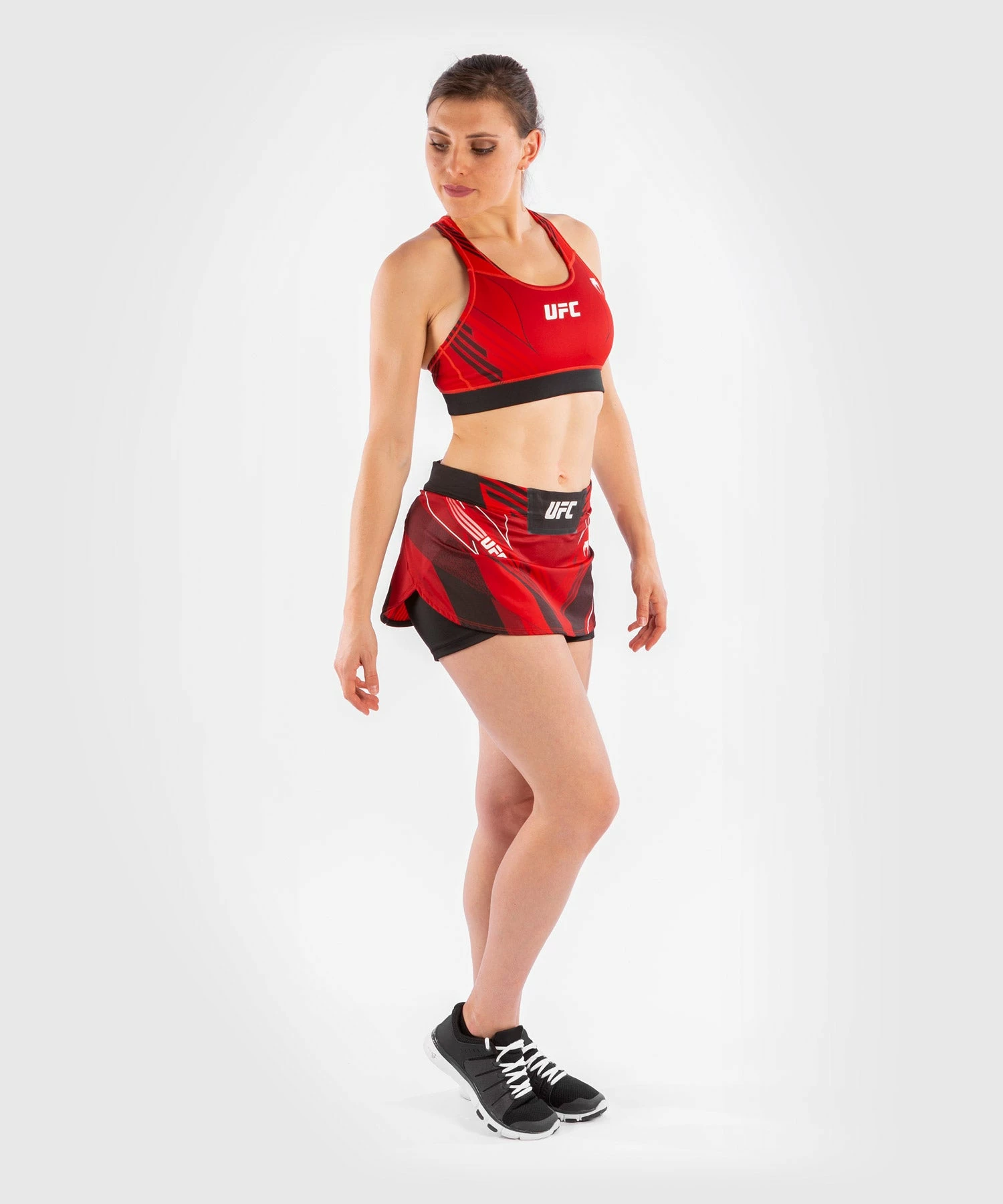UFC Venum Authentic Fight Night Women's Skort - Red 8 UFC Venum Authentic Fight Night Women's Skort - Red - Image 8