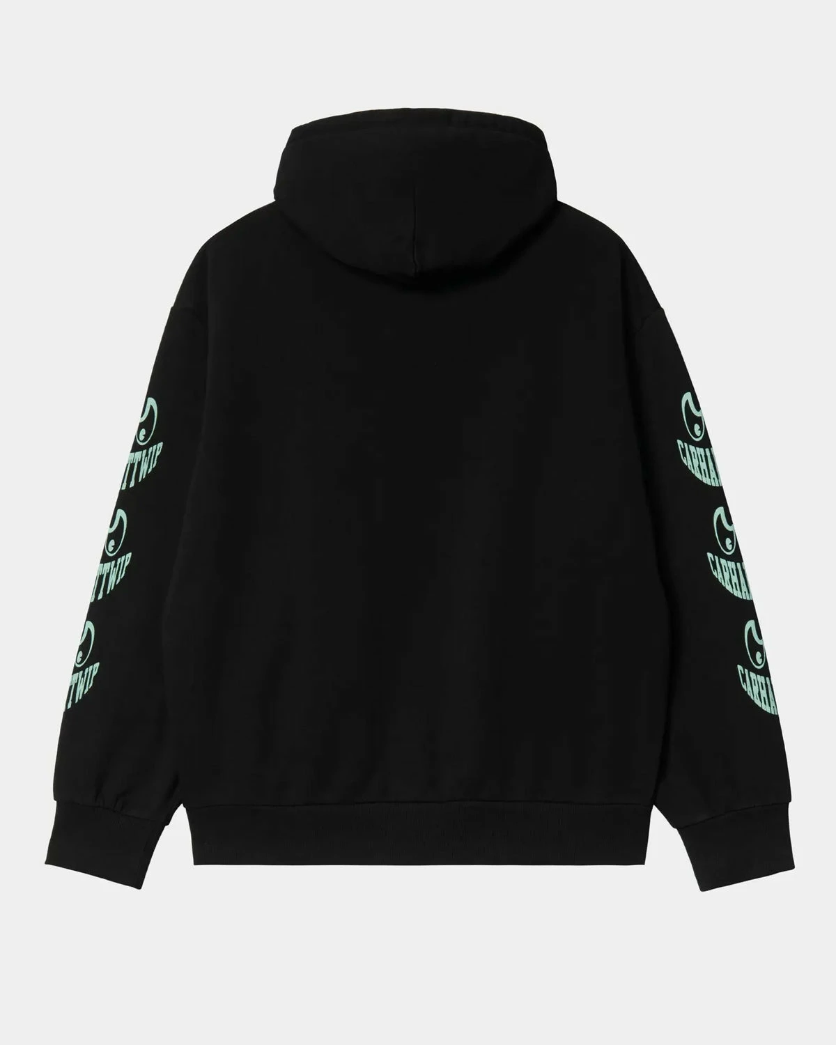 Carhartt WIP Grin Hooded Sweatshirt (Black) 2 Carhartt WIP Grin Hooded Sweatshirt (Black) - Image 2