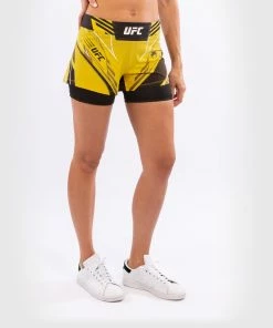 UFC Venum Authentic Fight Night Women's Shorts - Short Fit - Yellow 11 UFC Venum Authentic Fight Night Women's Shorts - Short Fit - Yellow -Venum store d 252F0 252Ff 252F9 252Fd0f9c5dc8ee1bdbeaf43b3082bd11cde4e9d412a VNMUFC 00020 006 03
