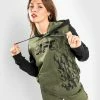 UFC Venum Authentic Fight Week Women's Pullover Hoodie - Khaki