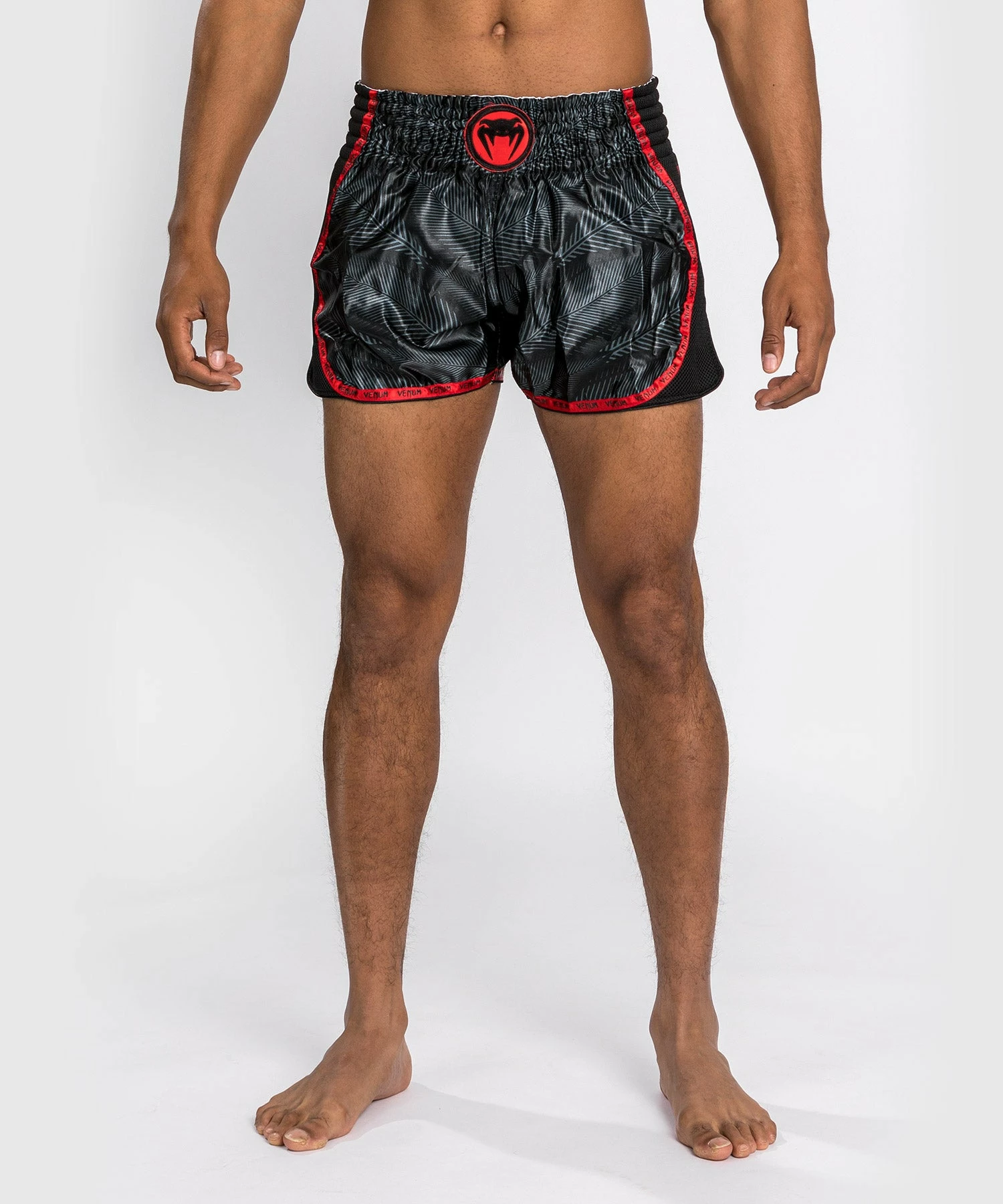 Venum Phantom Muay Thai Shorts - Black/Red 6 Venum Phantom Muay Thai Shorts - Black/Red - Image 6