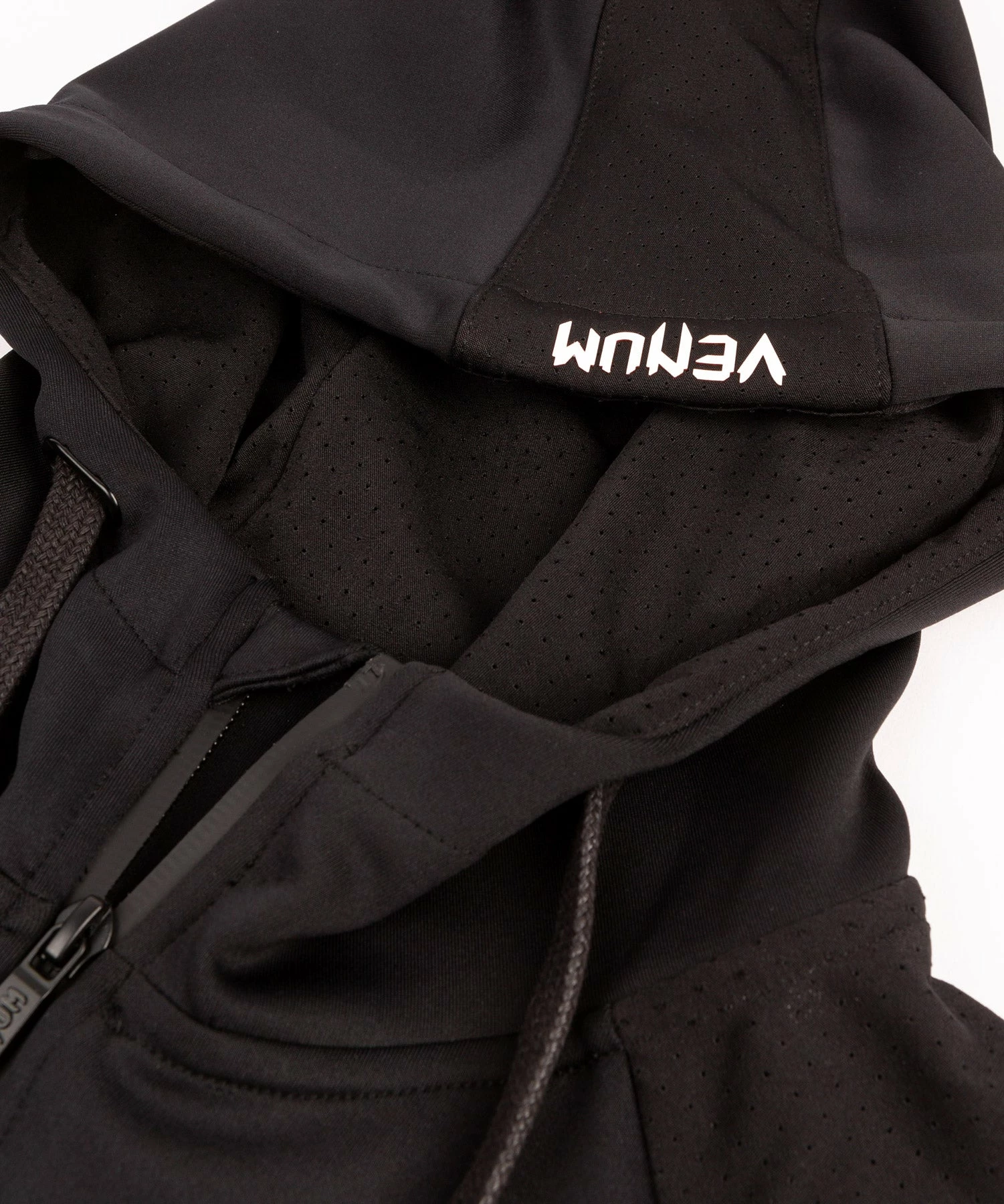 UFC Venum Authentic Fight Night Men's Walkout Hoodie - Black 10 UFC Venum Authentic Fight Night Men's Walkout Hoodie - Black - Image 10