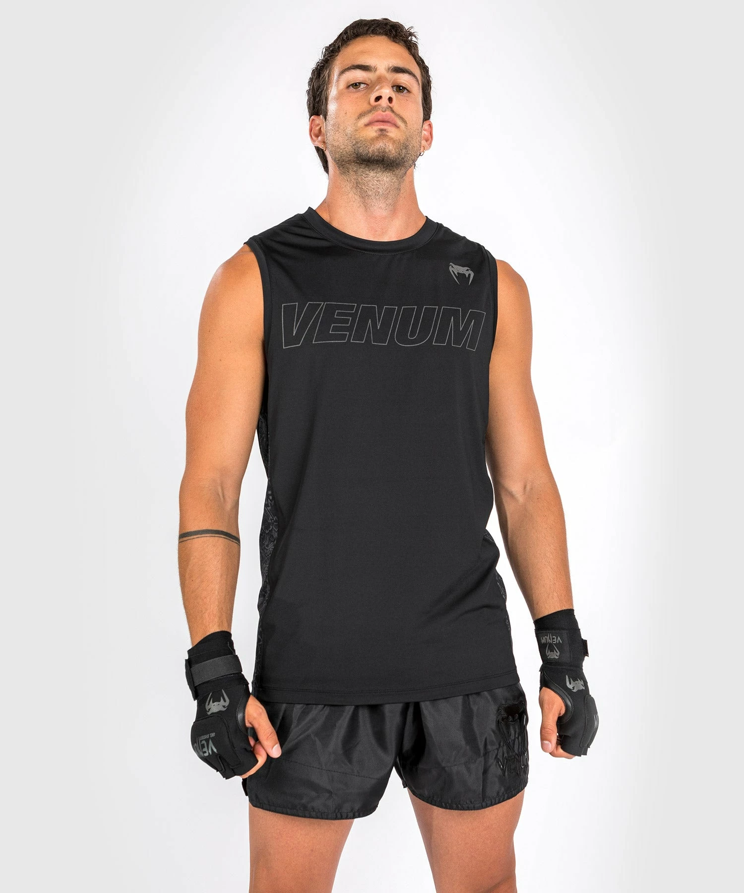 Venum Classic Evo Dry Tech Tank Top - Black/Black Reflective