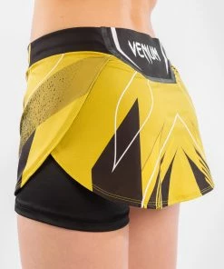 UFC Venum Authentic Fight Night Women's Skort - Yellow -Venum store f 252F0 252F7 252F0 252Ff0701e723695fb09bee87bbcd4f3f1738fb2121f VNMUFC 00018 006 06