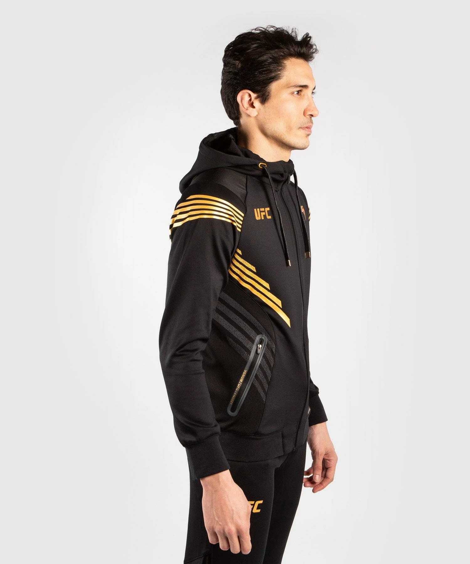 UFC Venum Personalized Authentic Fight Night Men's Walkout Hoodie - Champion - Image 2