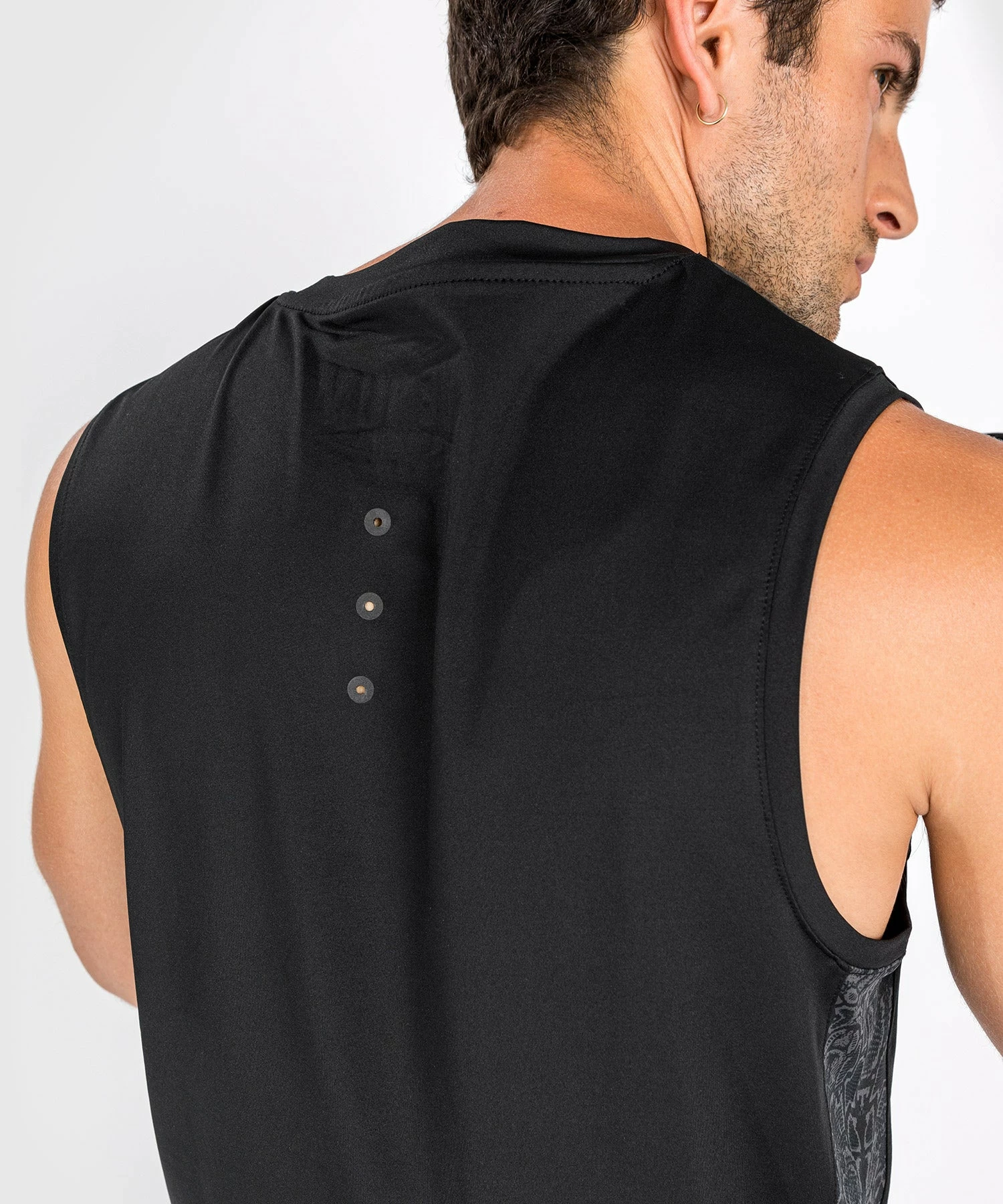 Venum Classic Evo Dry Tech Tank Top - Black/Black Reflective - Image 7