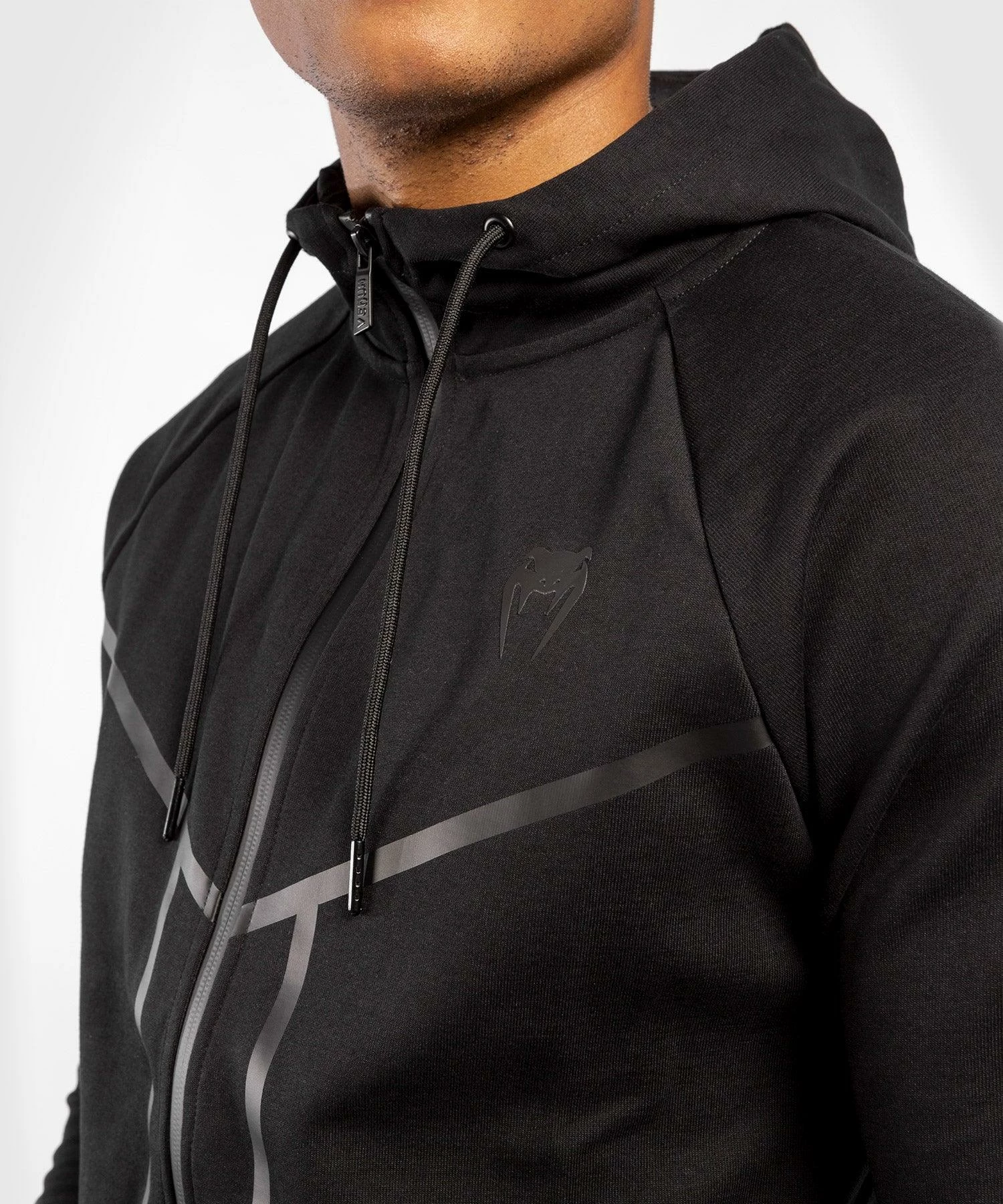 Venum Laser X Connect Hoodie - Black/Black - Image 5