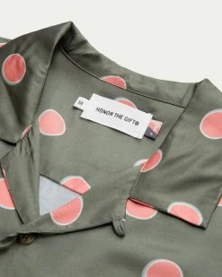 Honor The Gift Co Century Camp S/S Button-Up (Green | Polkadot) -Venum store honor the gift HTG220123 GRN 04