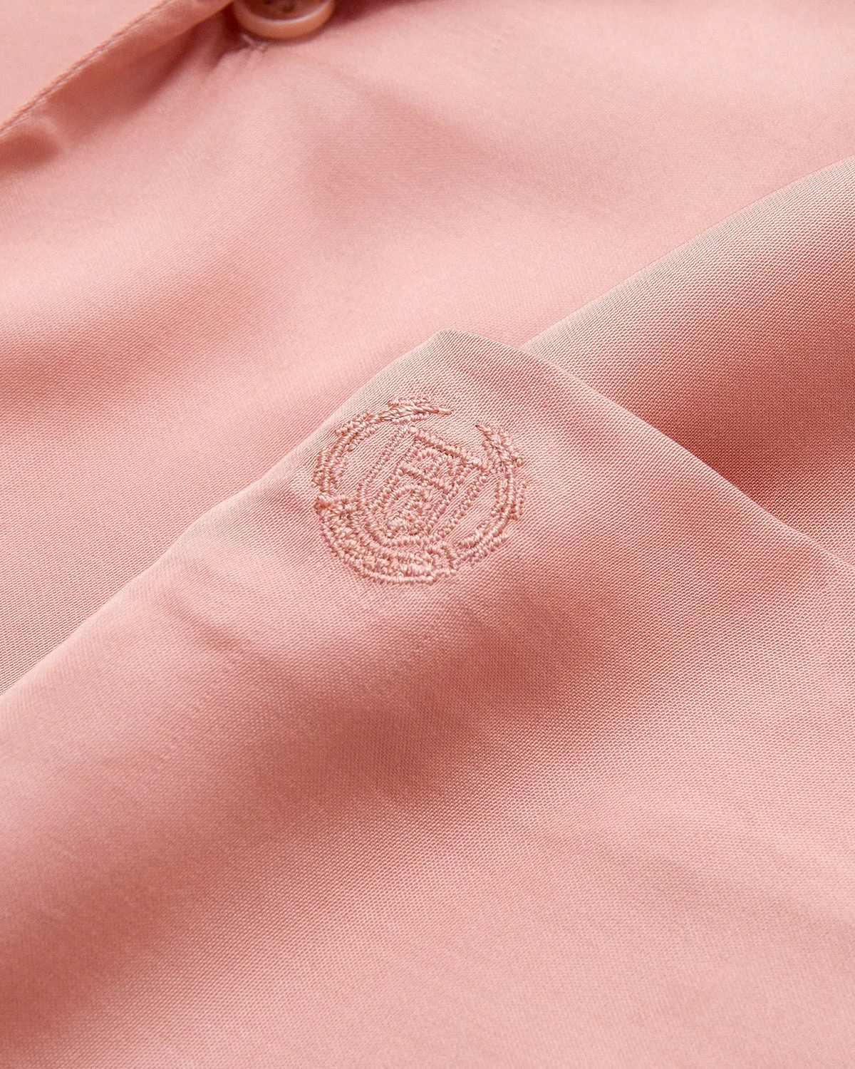Honor The Gift Co Century Camp Button Up (Peach) 3 Honor The Gift Co Century Camp Button Up (Peach) - Image 3