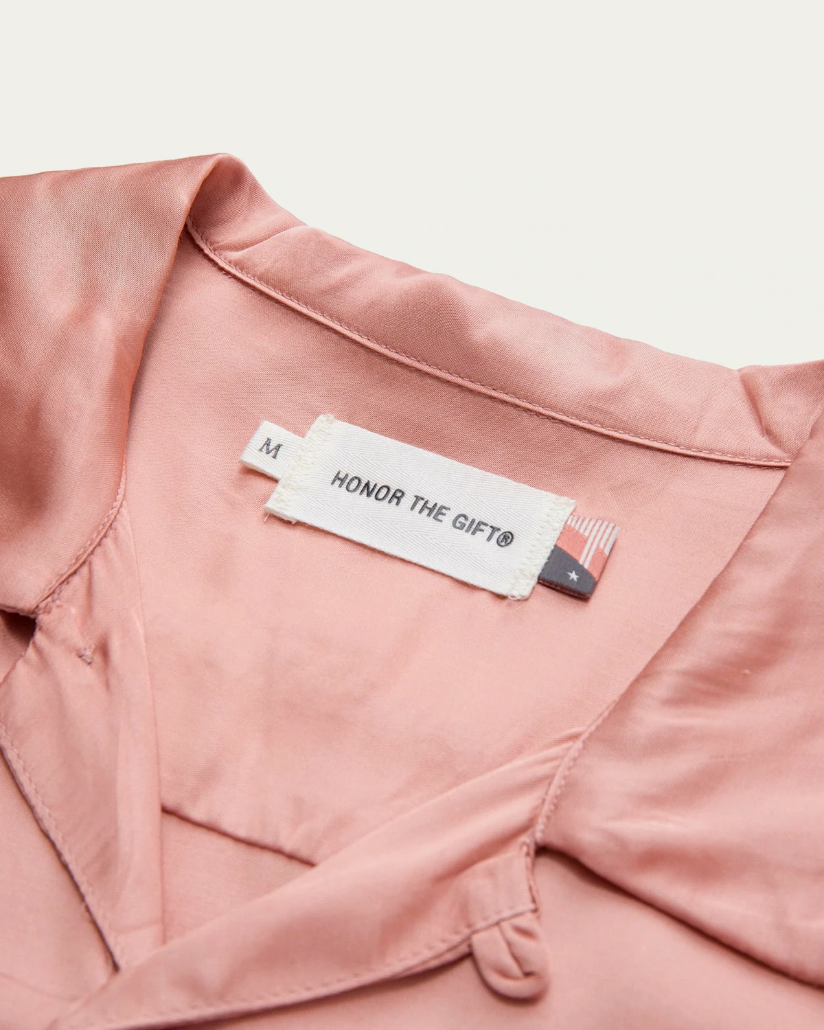 Honor The Gift Co Century Camp Button Up (Peach) 4 Honor The Gift Co Century Camp Button Up (Peach) - Image 4