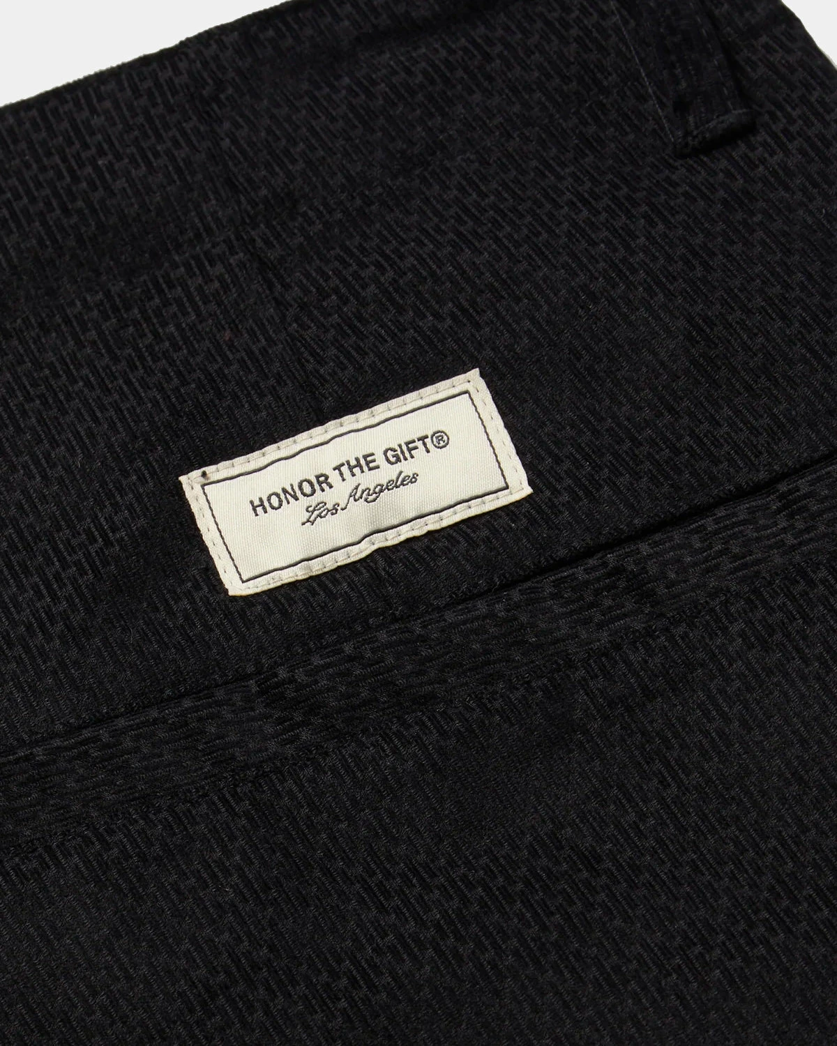 Honor The Gift Co Corded Trouser Pant (Black) 2 Honor The Gift Co Corded Trouser Pant (Black) - Image 2