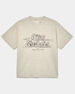 Honor The Gift Co Angelino Short Sleeve Tee (Ash Heather)