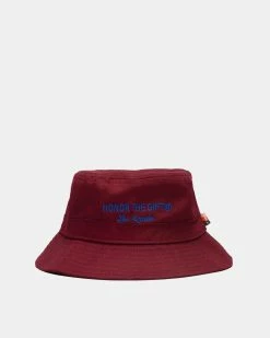 Honor The Gift Co Signature Bucket Hat (Maroon)