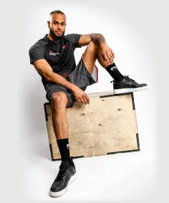 UFC Venum Performance Institute Dry Tech T-Shirt - Black/Red -Venum store imgpsh fullsize anim 10