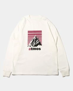 Atmos USA Atmos Mountain Logo Long Sleeve (White)