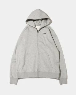 Atmos USA Atmos Small Box Logo Zip Up Hoodie (Grey)