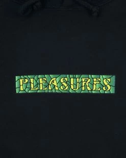 Pleasures Glass Hoody (Black) -Venum store pleasures P22F061 BLACK 03