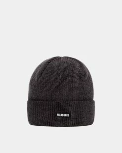 Pleasures Impact Logo Beanie (Black)